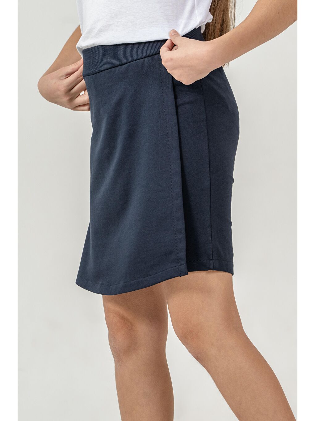 Lacivert Kız Çocuk Şort Etek-3