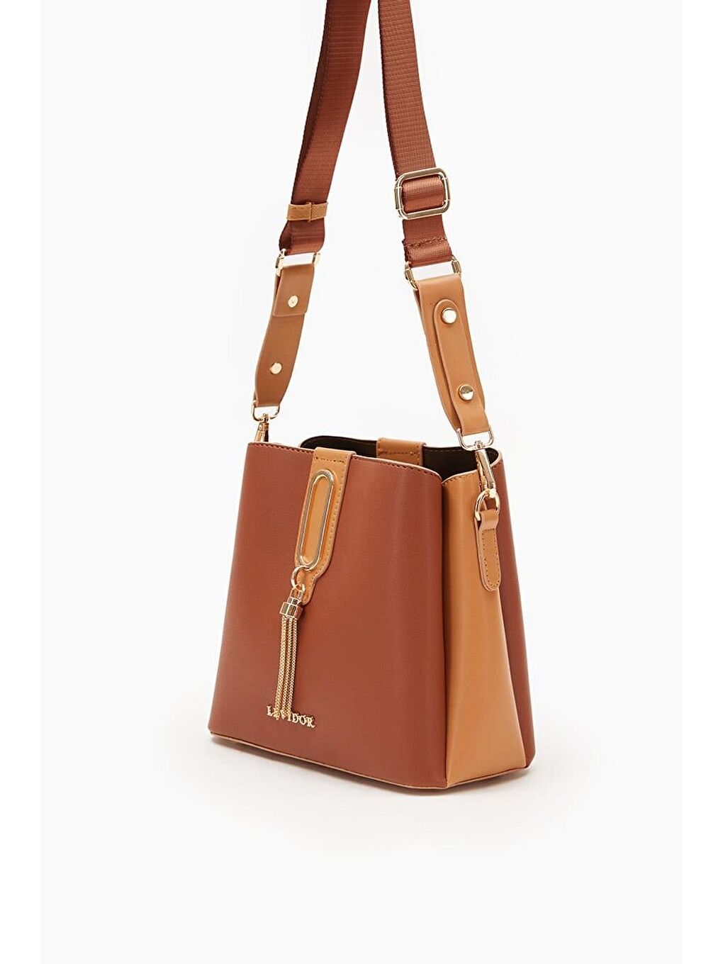 Kahverengi Taba-Camel  Kadın Omuz Çantası 930126-2