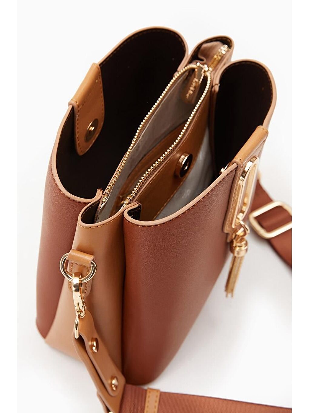 Kahverengi Taba-Camel  Kadın Omuz Çantası 930126-4