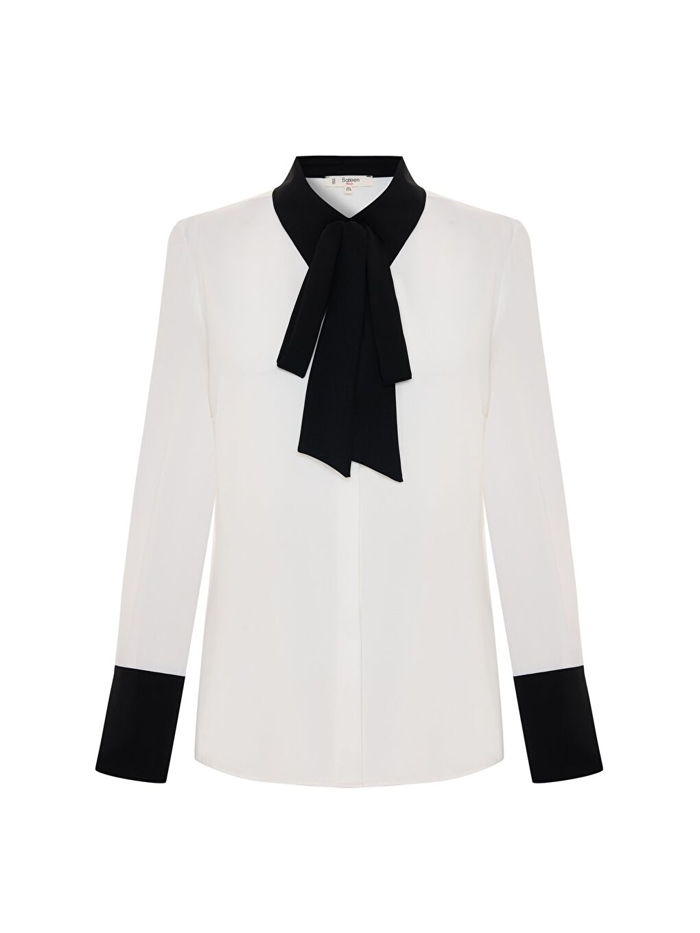 Kontrast Klasik Gömlek - Ekru-6