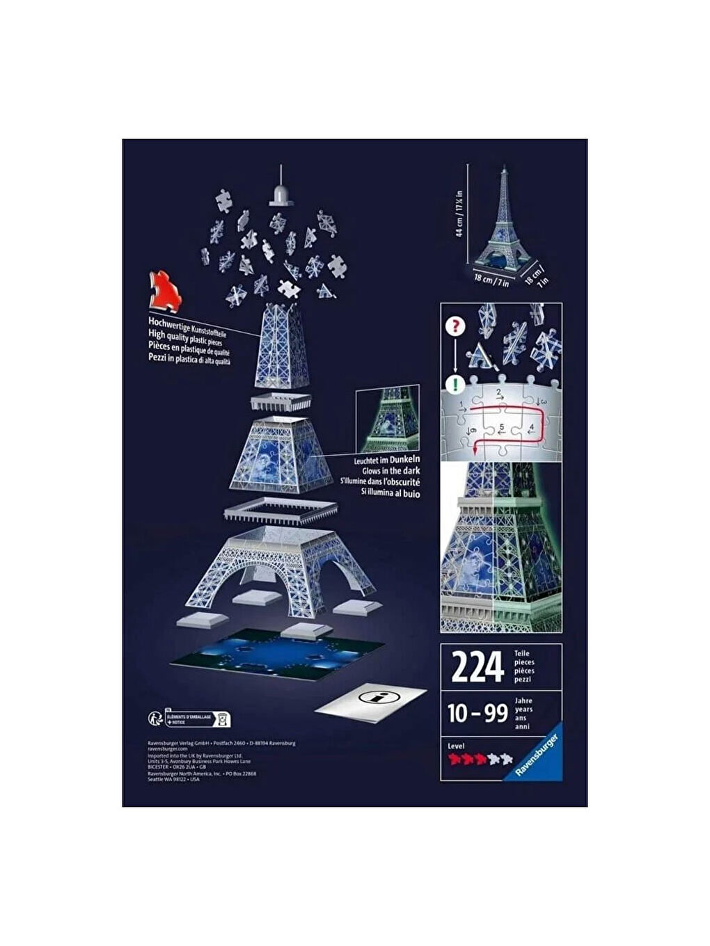 3D Puzzle Eyfel Kulesi RPB115914-1