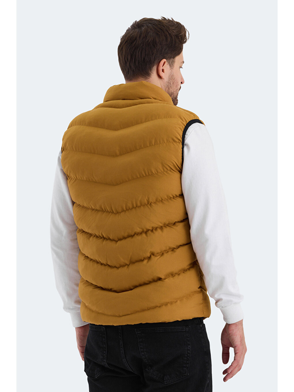 Sarı HAMMER I Erkek Yelek Hardal-1