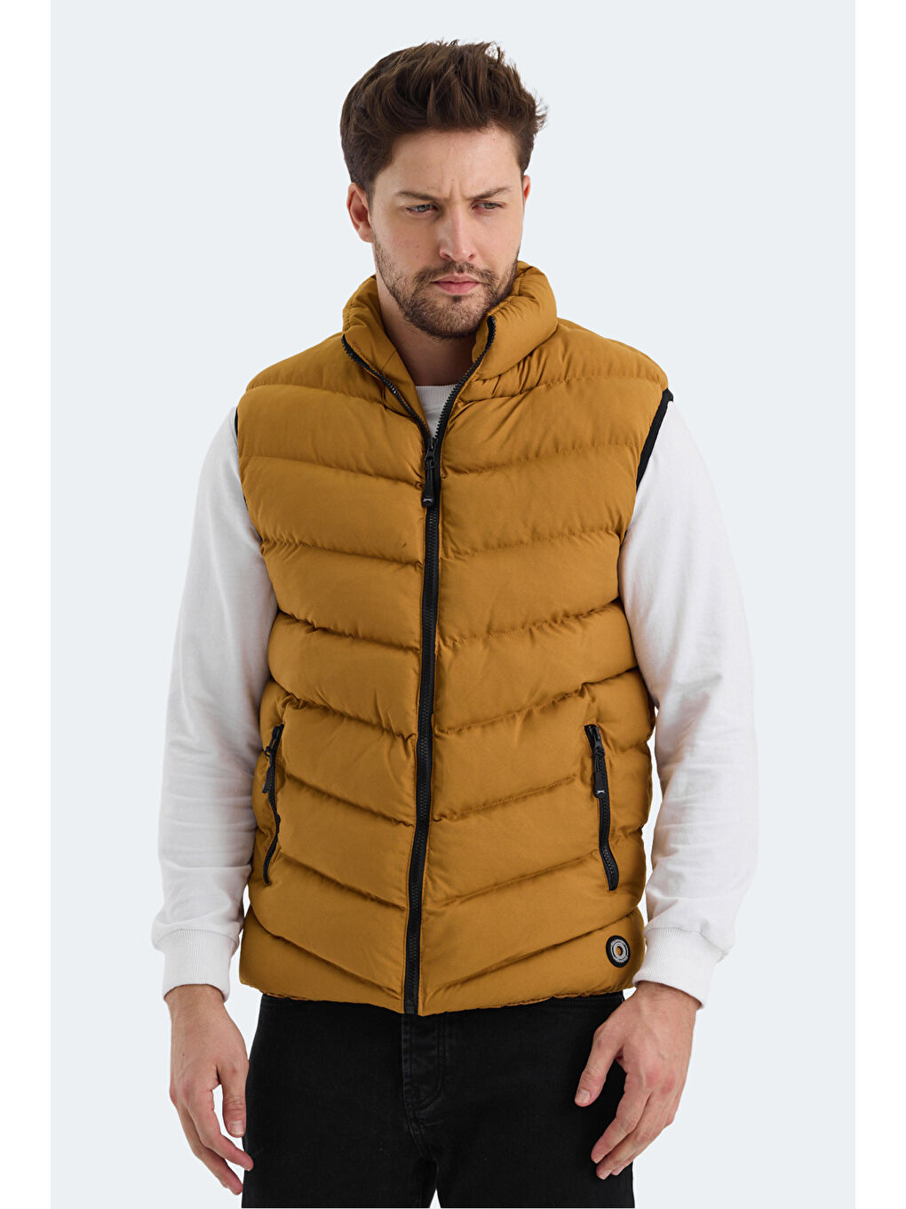 Sarı HAMMER I Erkek Yelek Hardal-2