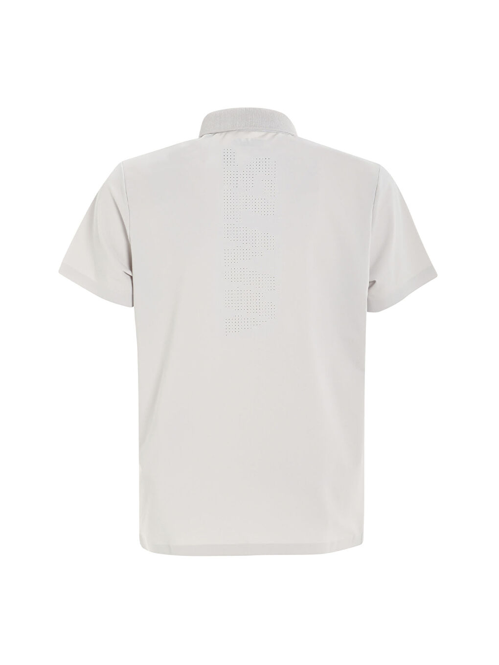 Act Tech Lasered Polo Erkek Gri Polo Tişört-2