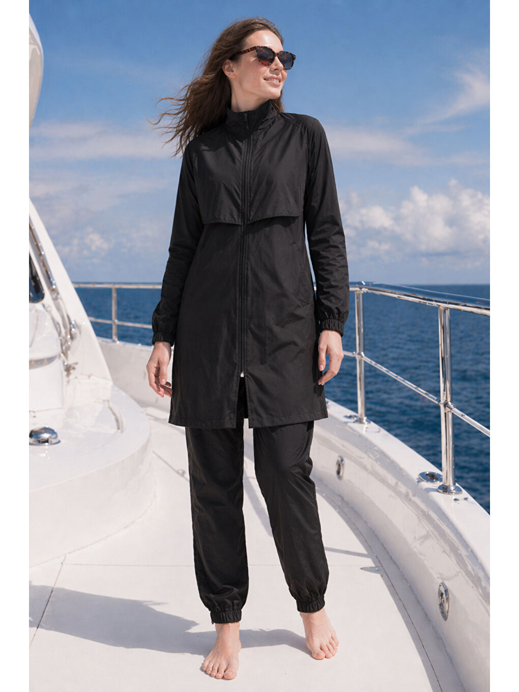 Paraşüt Tam Kapalı Tesettür Mayo 20251 Siyah-1