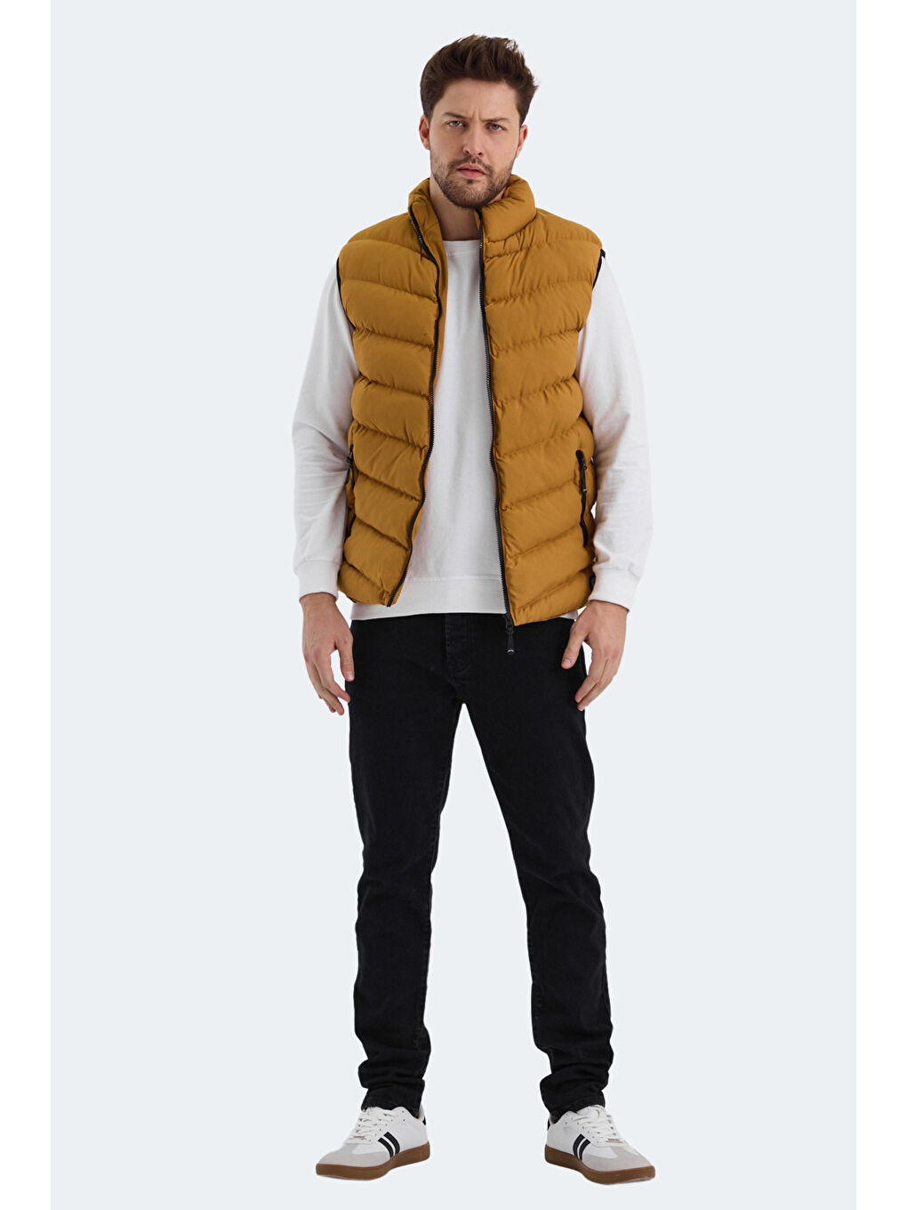 Sarı HAMMER I Erkek Yelek Hardal-6