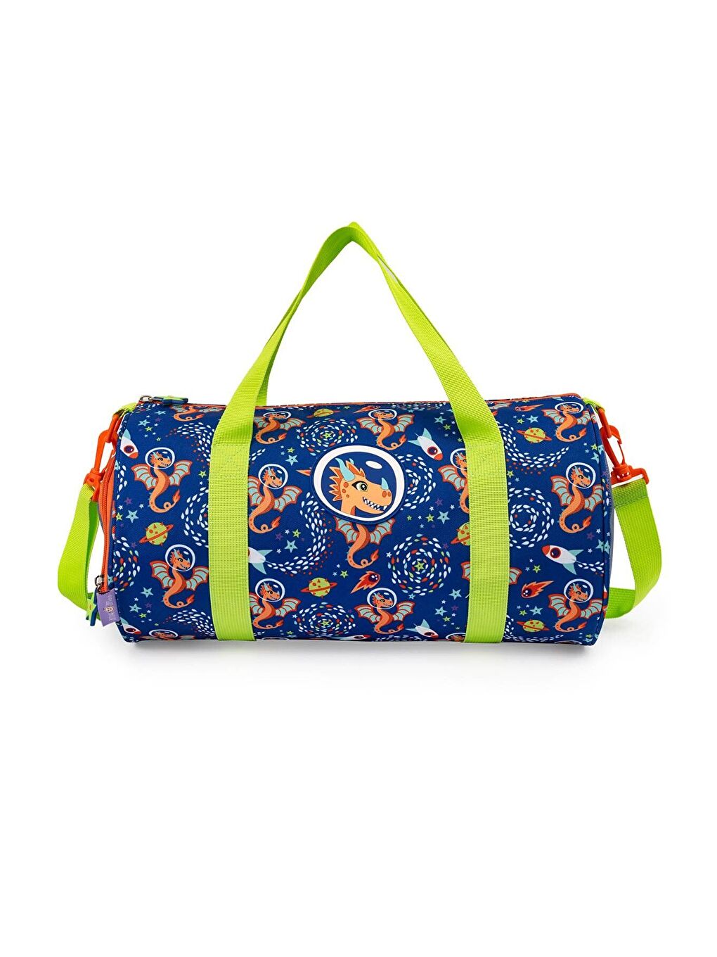 Mor Ponix Çocuk Spor Çantası Ayakkabı Bölmeli Ayarlanabilir Askılı-1