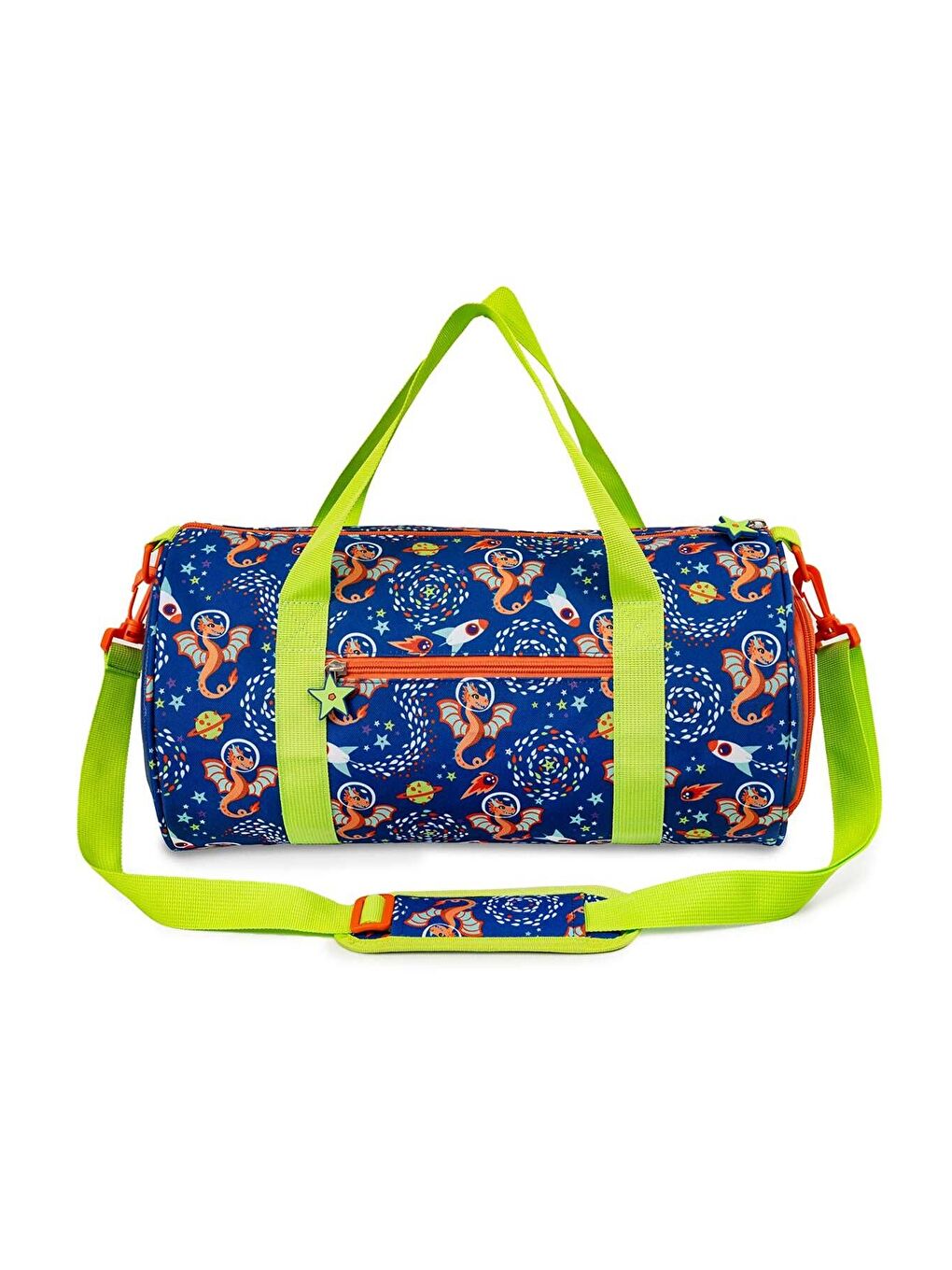 Mor Ponix Çocuk Spor Çantası Ayakkabı Bölmeli Ayarlanabilir Askılı-2