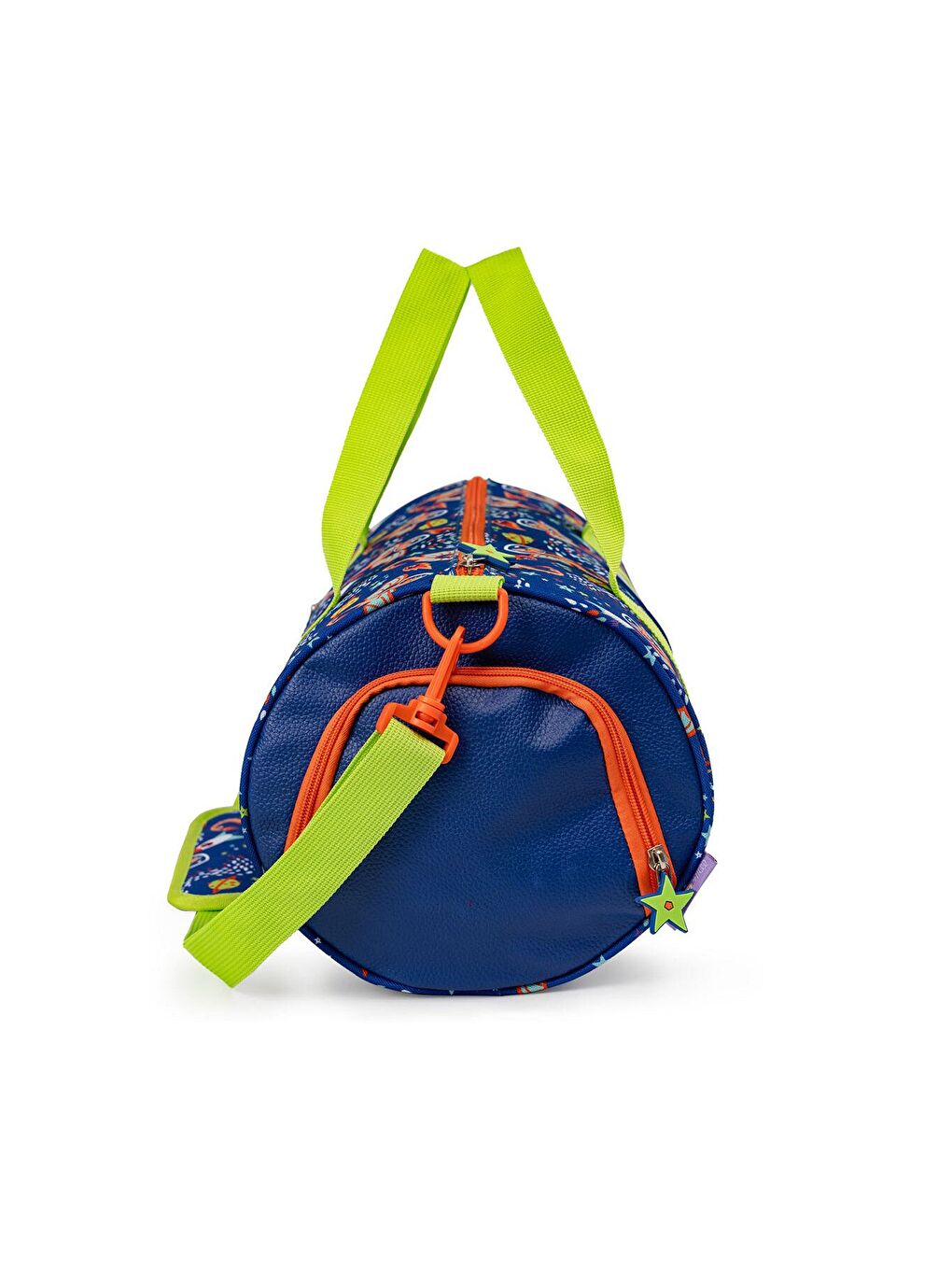 Mor Ponix Çocuk Spor Çantası Ayakkabı Bölmeli Ayarlanabilir Askılı-5