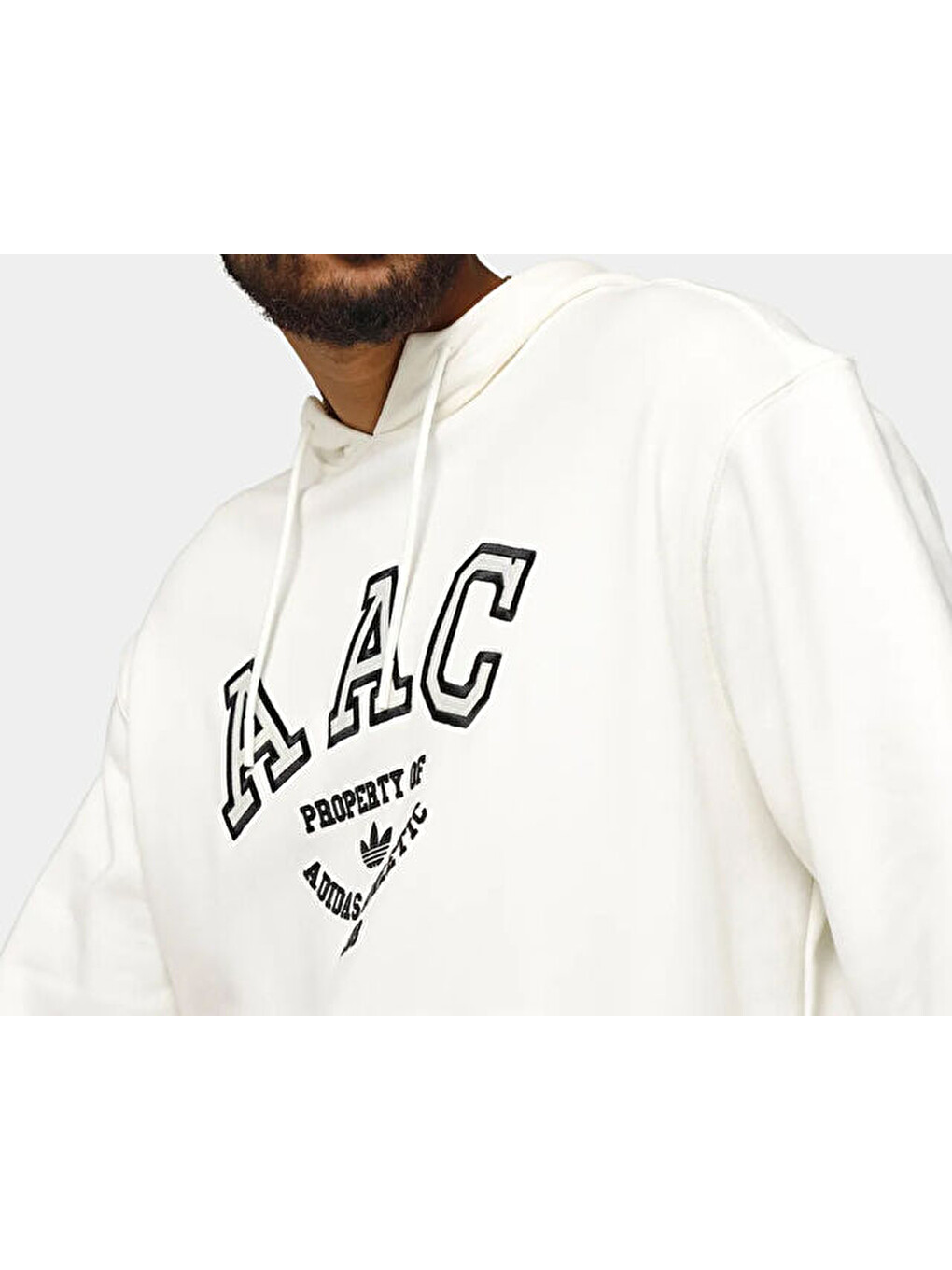 Ekru Hack Aac Hood Erkek Günlük Sweatshirts Im4578 Krem-2