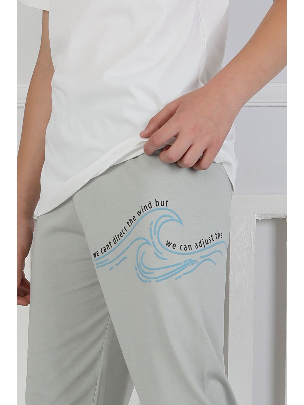 Yeşil We Can Adjust The Baskılı Erkek Çocuk Pijama Takımı-6