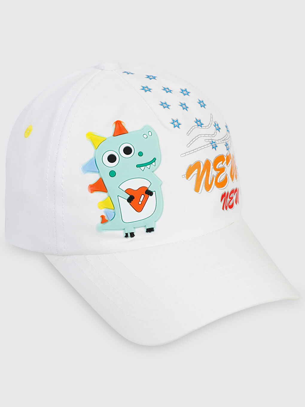 Boys Erkek Çocuk Kep Şapka 2-5 Yaş Beyaz