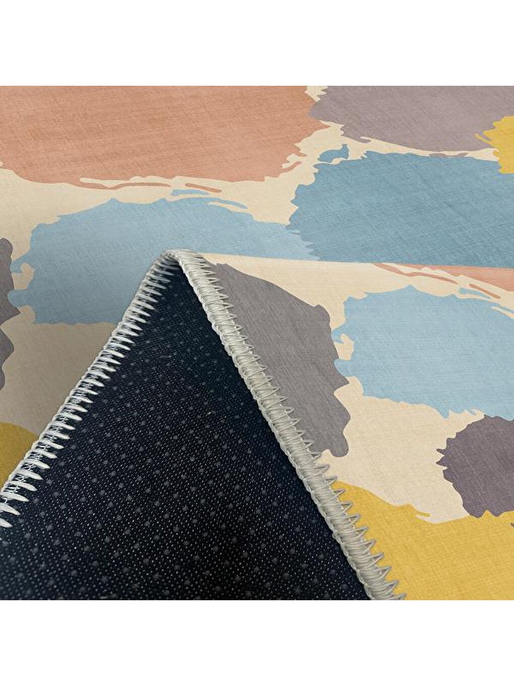 Karışık Renkli Dekoratif Halı - 120x180 cm-4