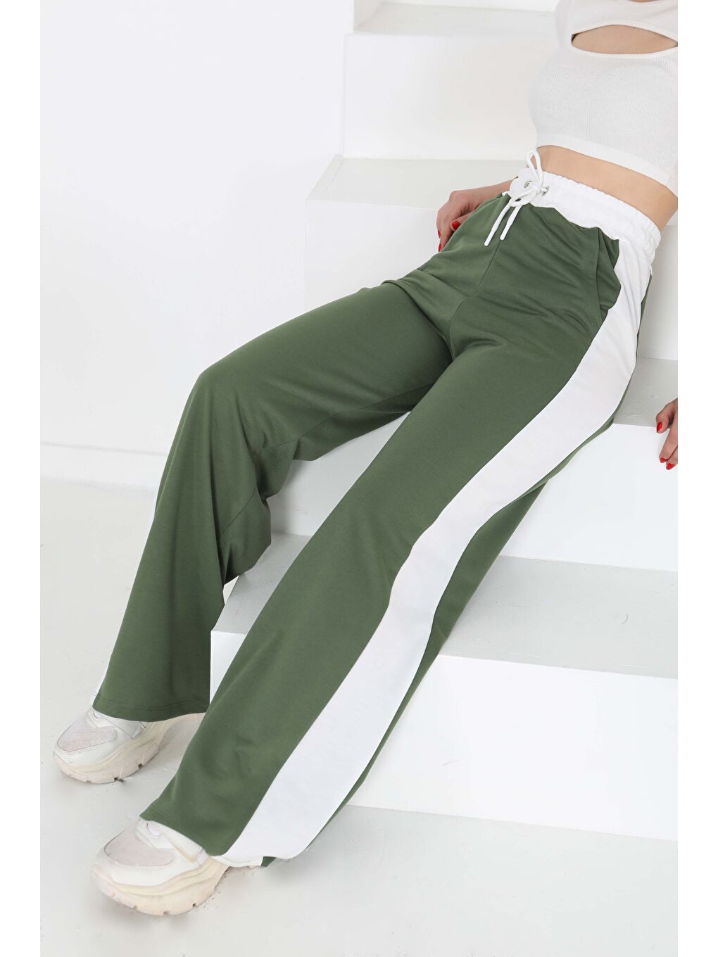 Garnili Bol Pantolon Haki - 27137-1