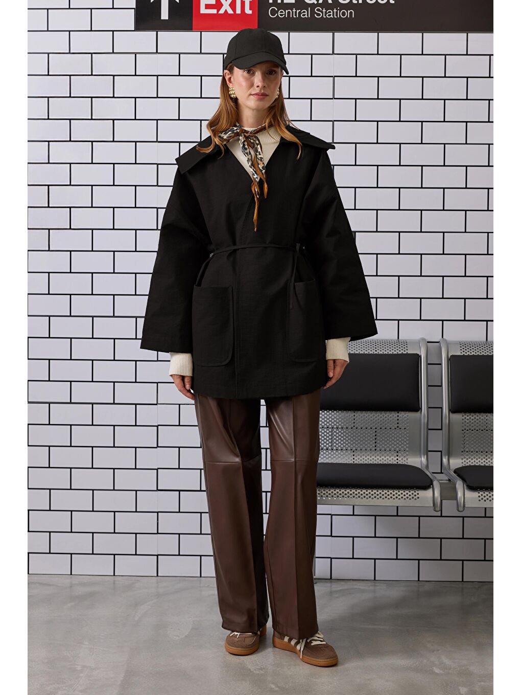 Kimono Ceket Siyah-1