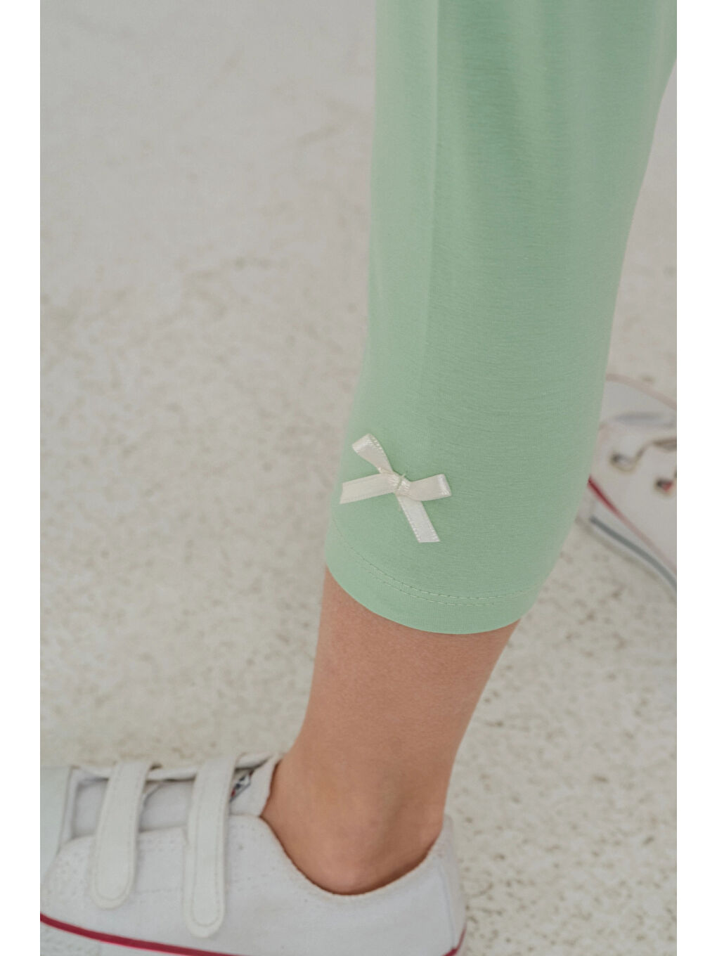 Ekru Fiyonk Baskılı Kız Çocuk Takım 50357-2