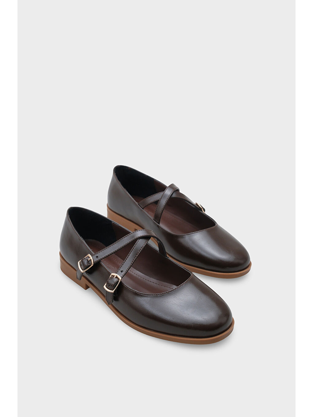 Kahverengi Lydie Kadın Babet-1