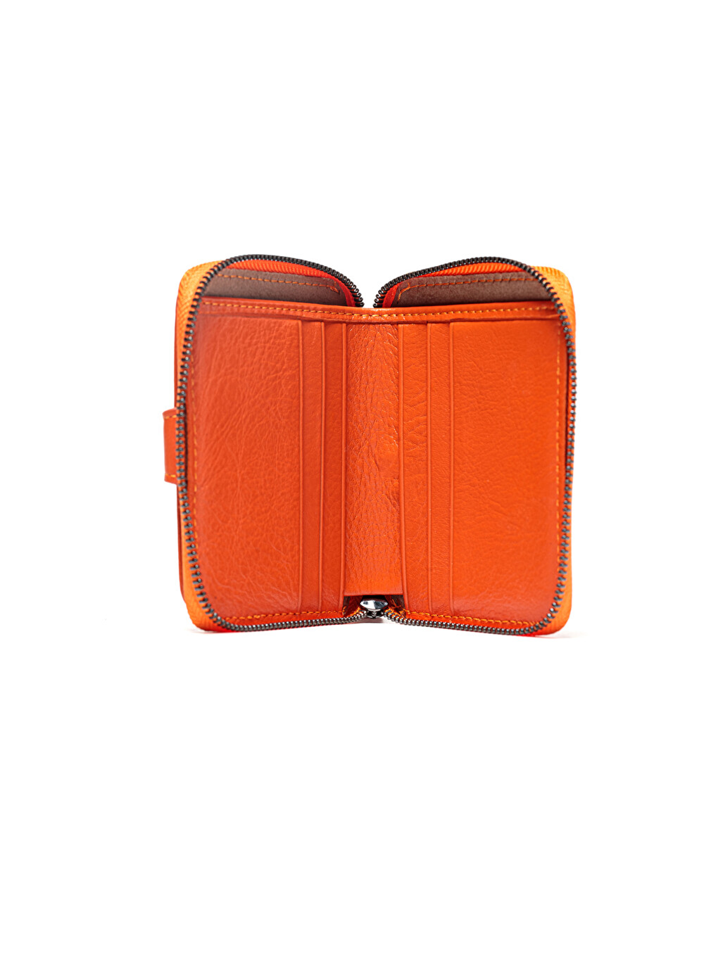 Turuncu Unisex Cüzdan & Kartlık 739 Deri Cüzdan Kartlık-3