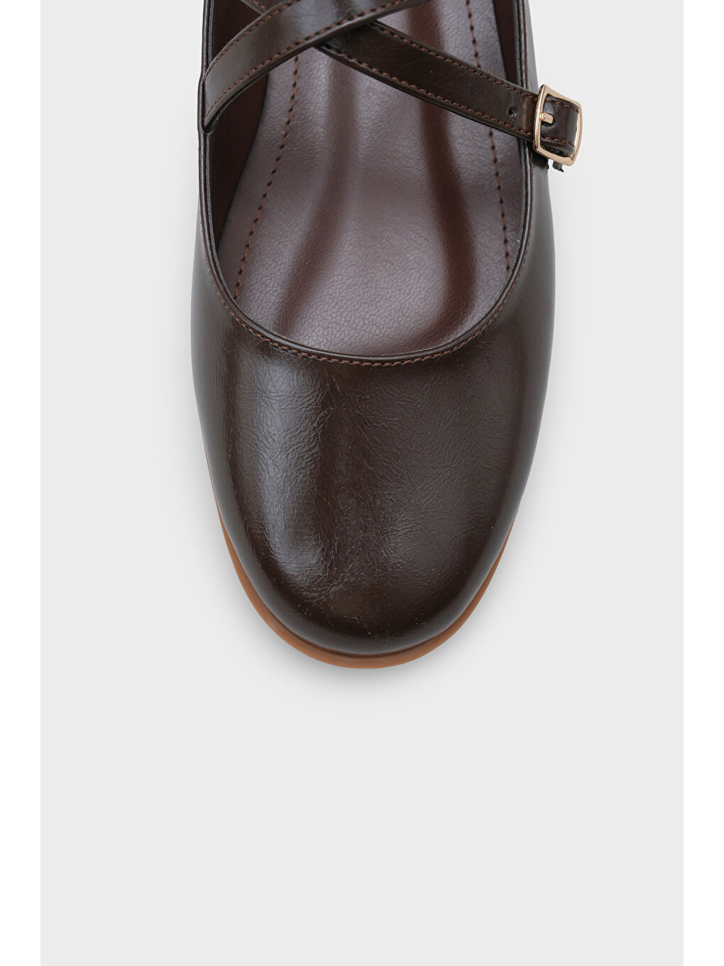 Kahverengi Lydie Kadın Babet-2