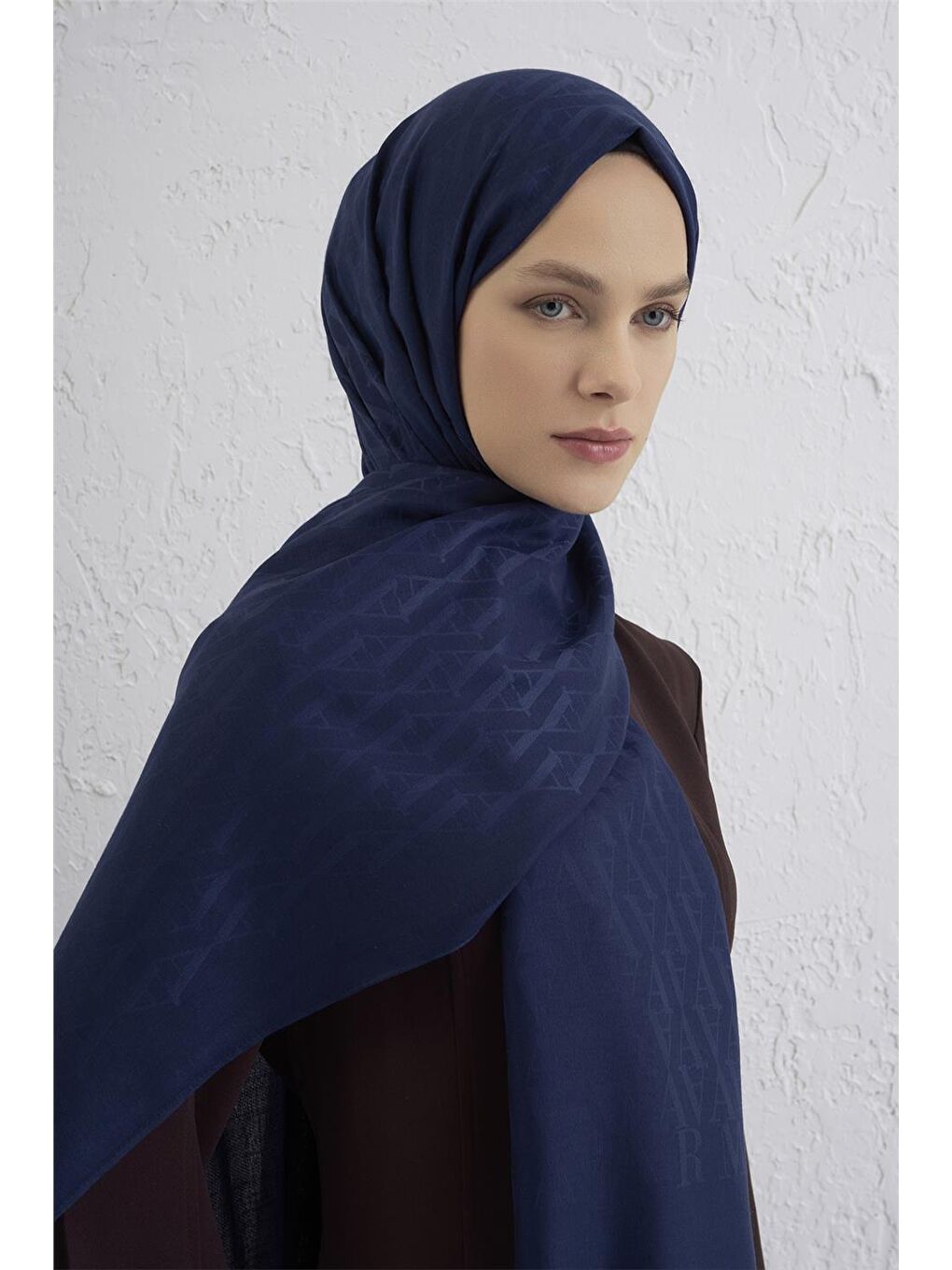 Lacivert Edition Şal 03