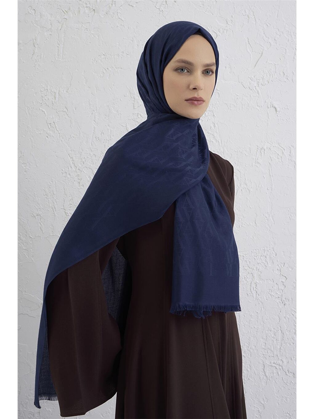 Lacivert Edition Şal 03-1