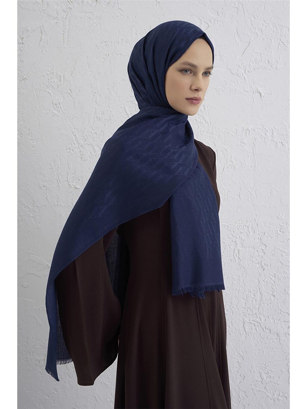Lacivert Edition Şal 03-2