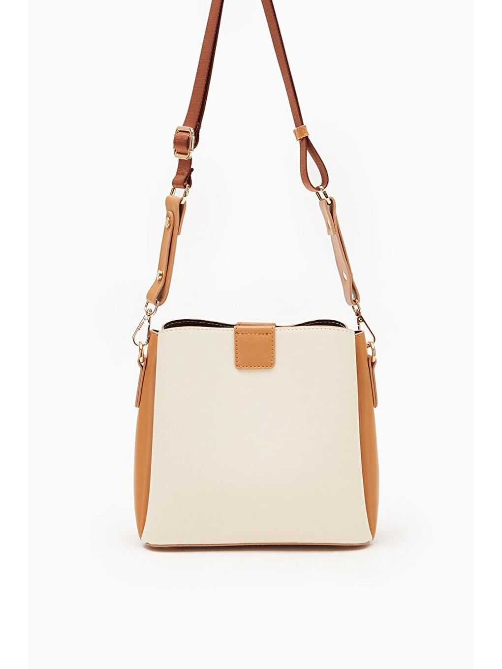 Bej-Camel Kadın El ve Omuz Çantası 930126-4