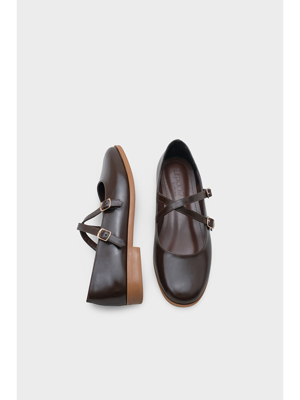 Kahverengi Lydie Kadın Babet-4