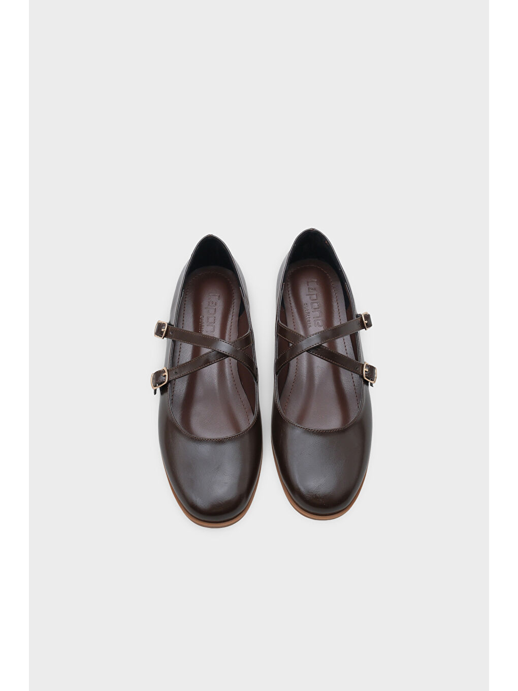 Kahverengi Lydie Kadın Babet-5