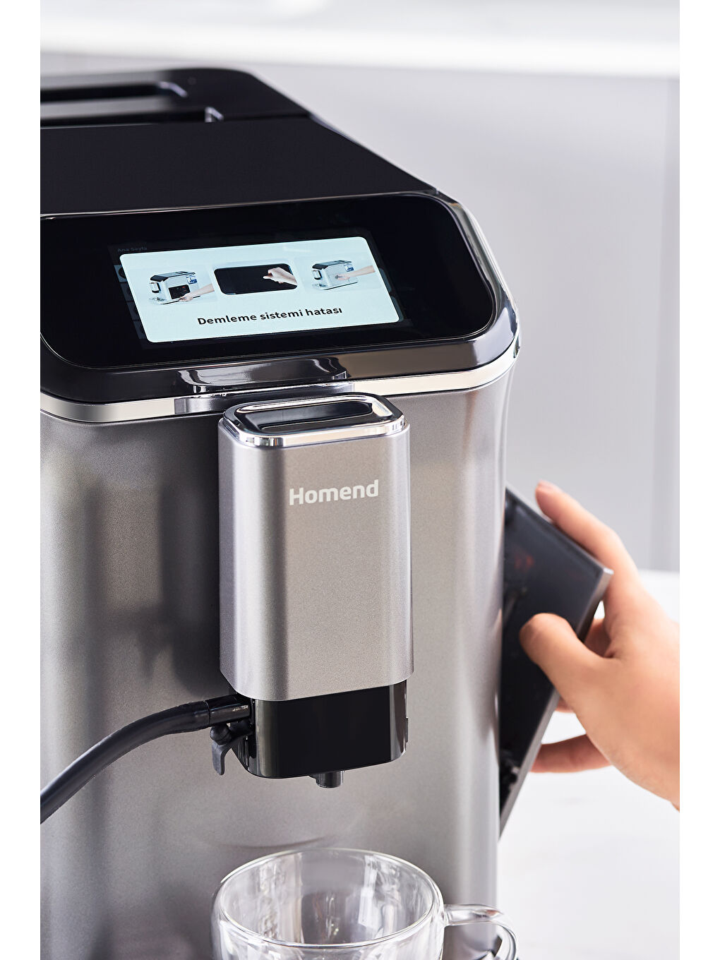 Coffeebreak 5008H Süt Köpürtücülü Tam Otomatik Espresso Makinesi-4