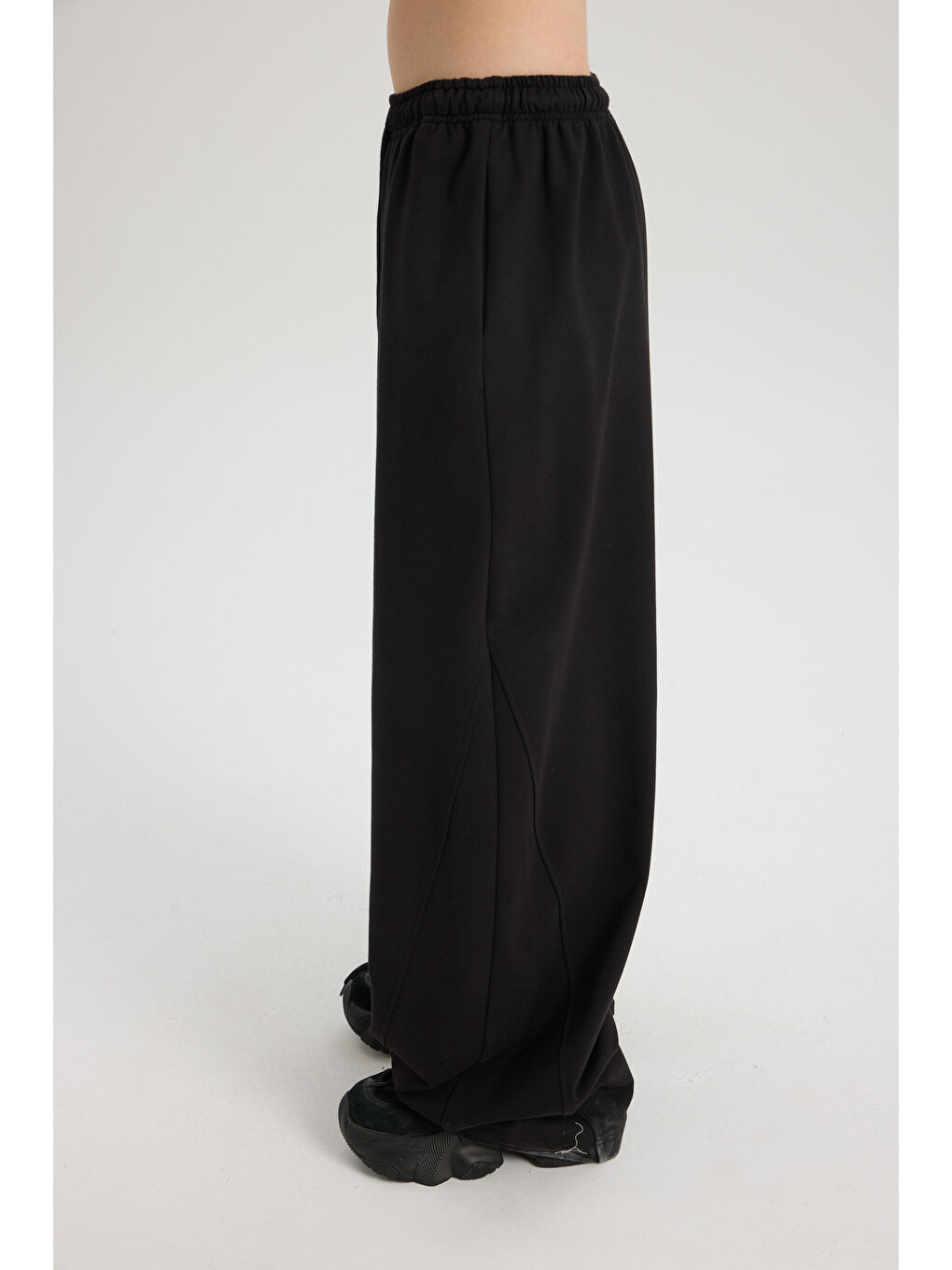 Scarlet Siyah Crop Eşofman Takım-3