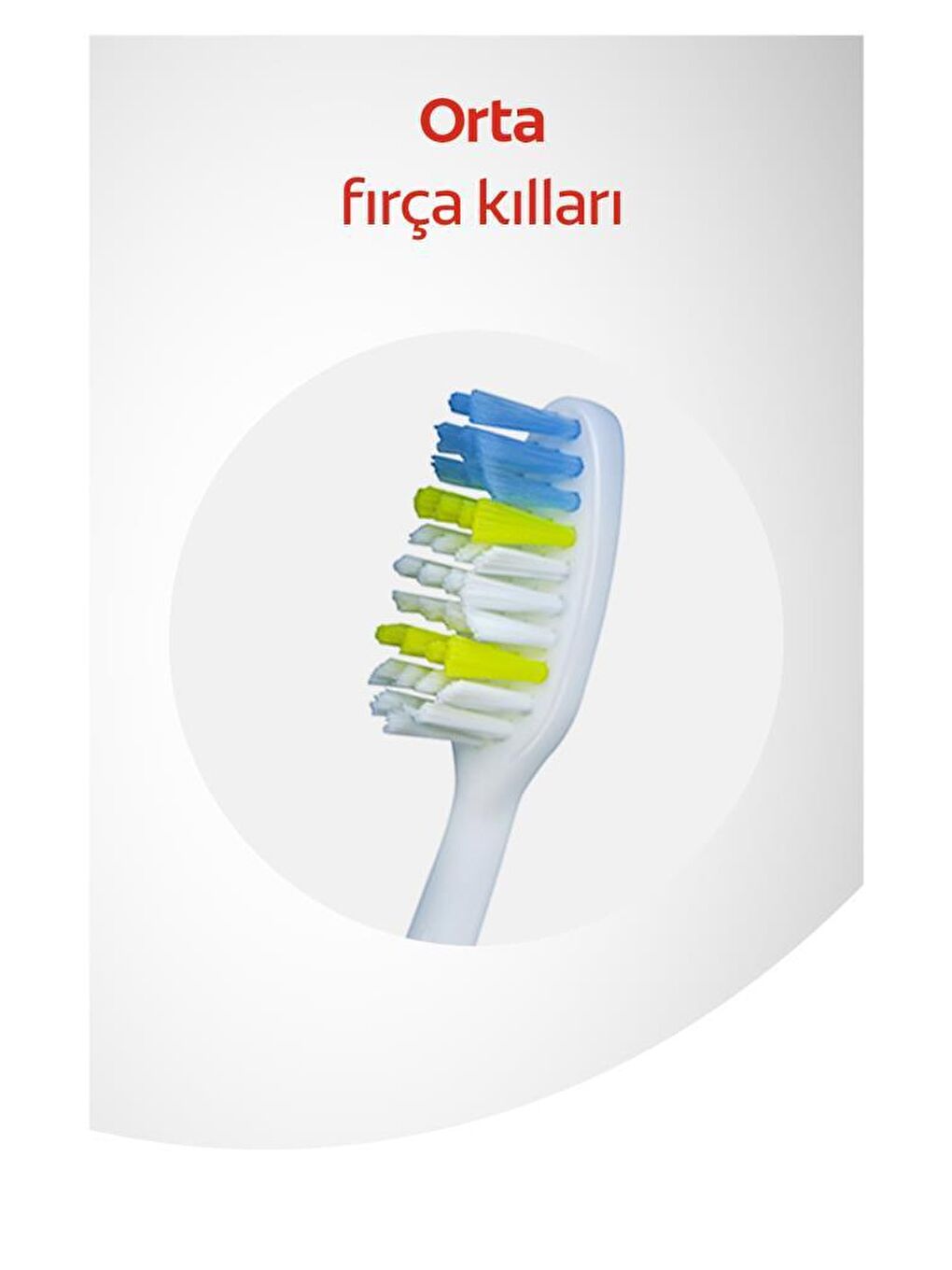 Colgate Beyaz-Pudra-Yeşil Extra CleanDil Temizleyicili Arka Dişlere Uzanan Orta Diş Fırçası 2+1 - 2