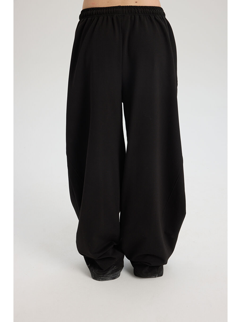 Scarlet Siyah Crop Eşofman Takım-5