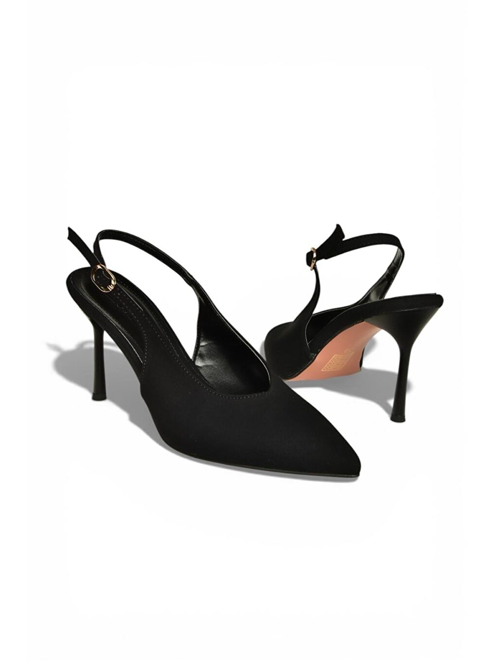 Siyah Kadın Topuklu Ayakkabı Y676090504-5