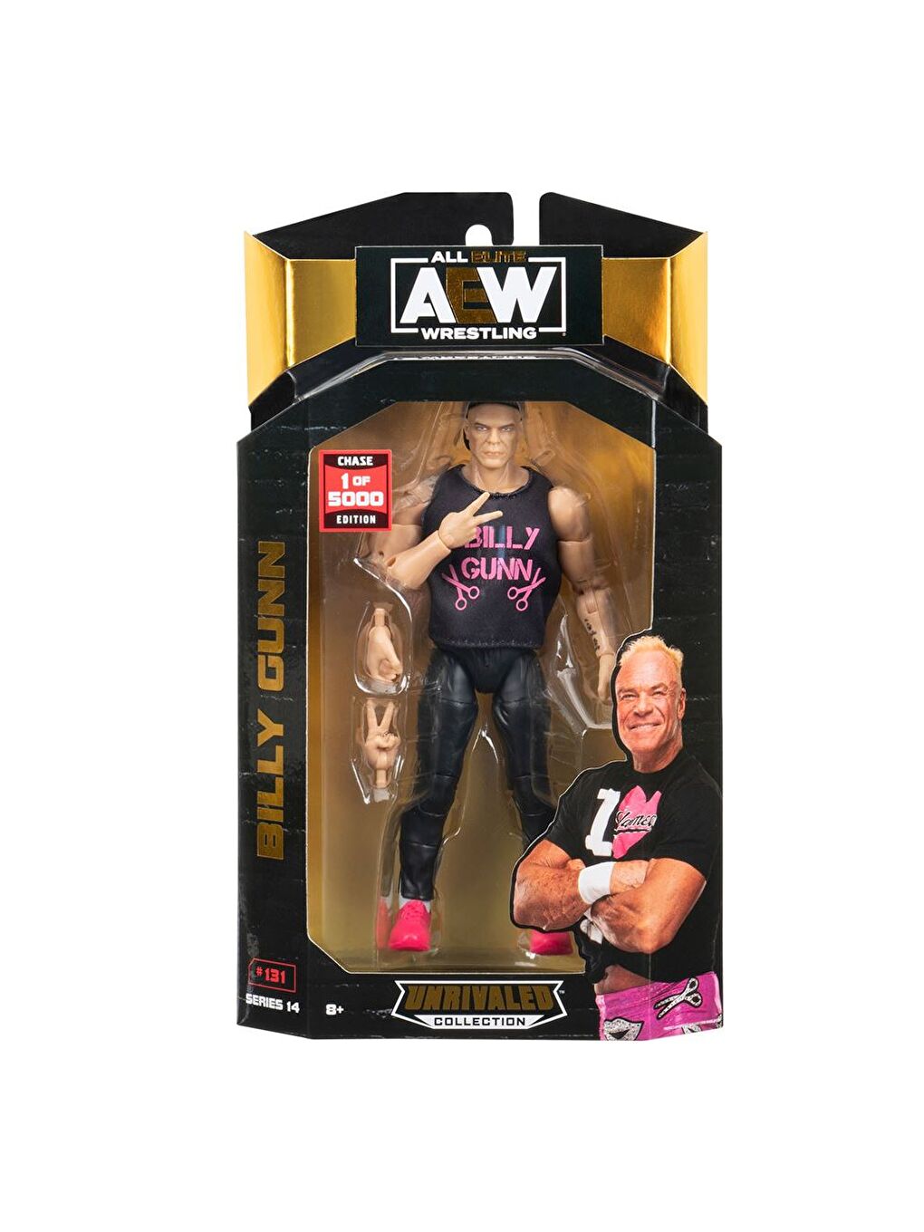 AEW Karakterleri Model Aksiyon Figürler S14 Billy Gunn 131-4