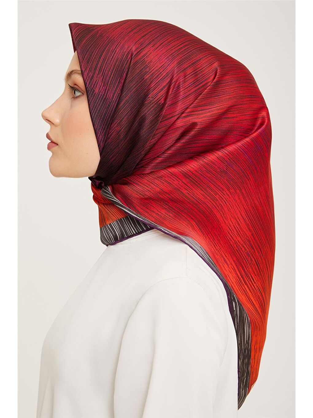 Karışık Twill İpek Eşarp 23Ka9005 10-2