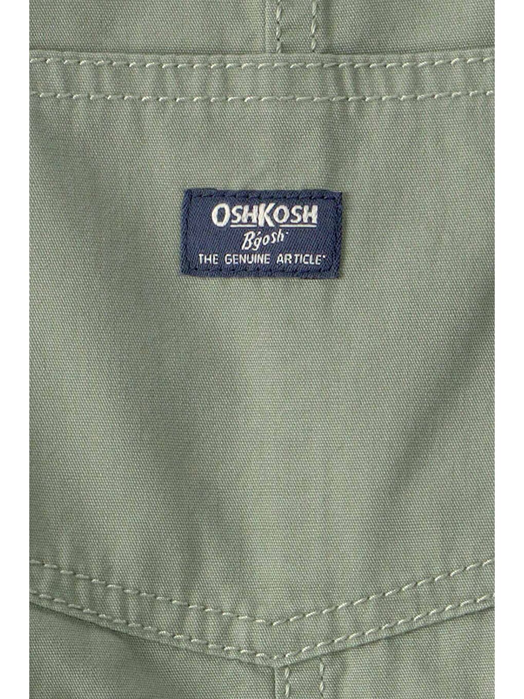 Küçük Erkek Çocuk Salopet Şort 2 Yaş-5 Yaş Yeşil-2