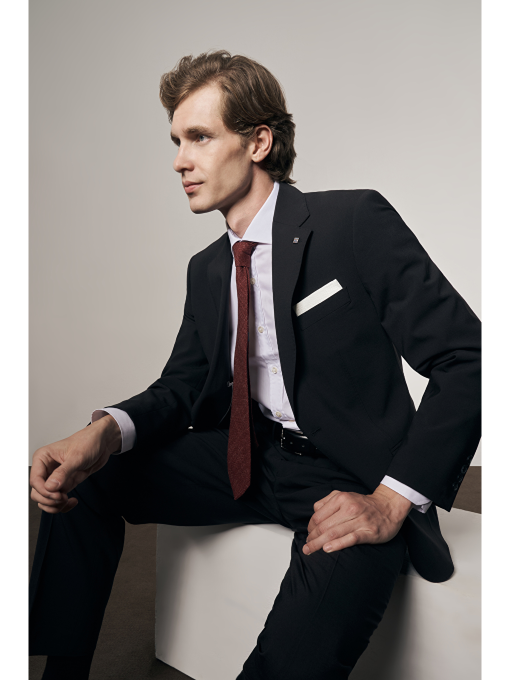 Siyah 4 Drop Comfort Fit Classic Takım Elbise 1001255150-1