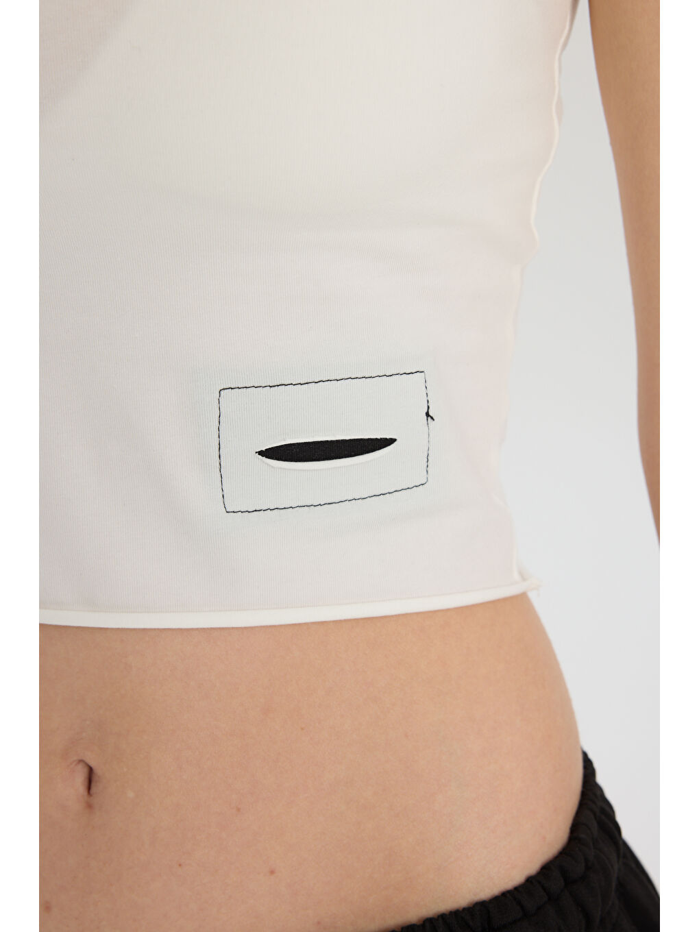 Scarlet Siyah Crop Eşofman Takım-7