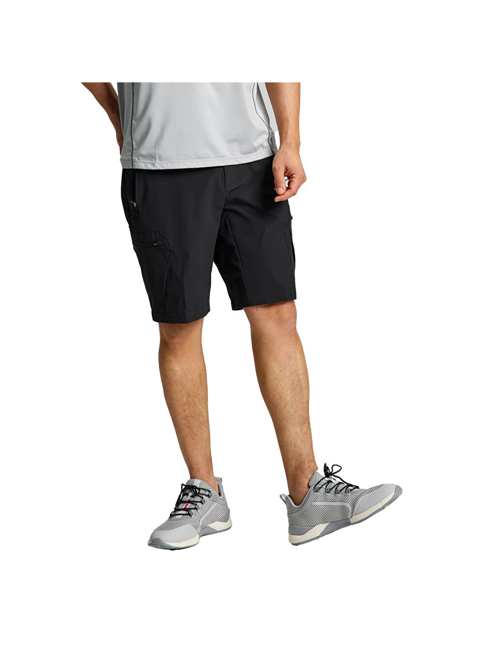 Siyah TECH CARGO SHORT-2