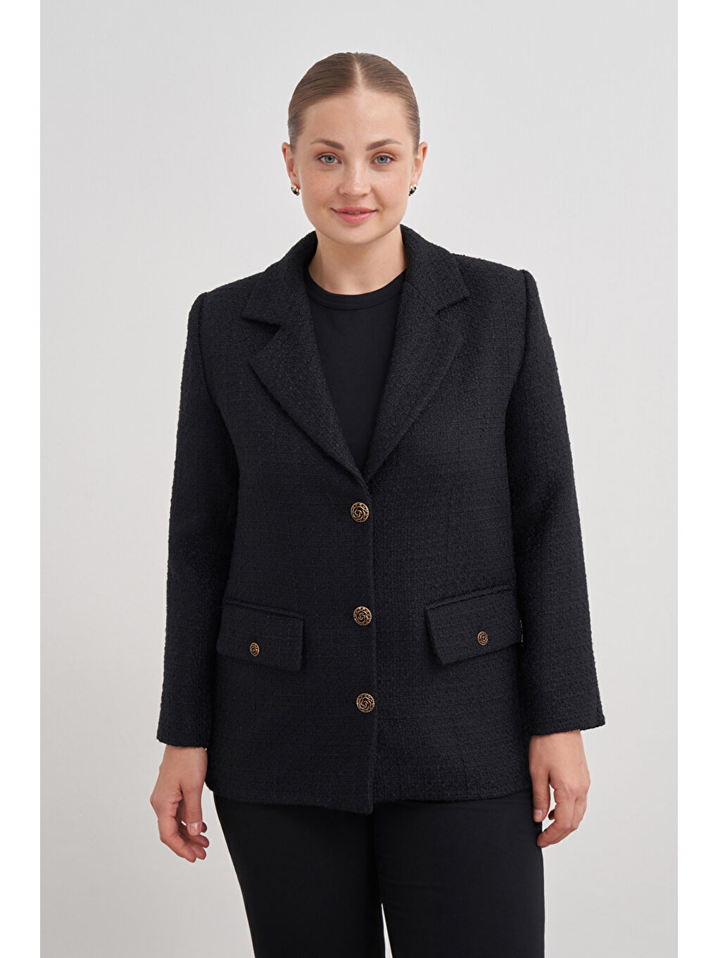 Siyah 5620112 Ceket-2