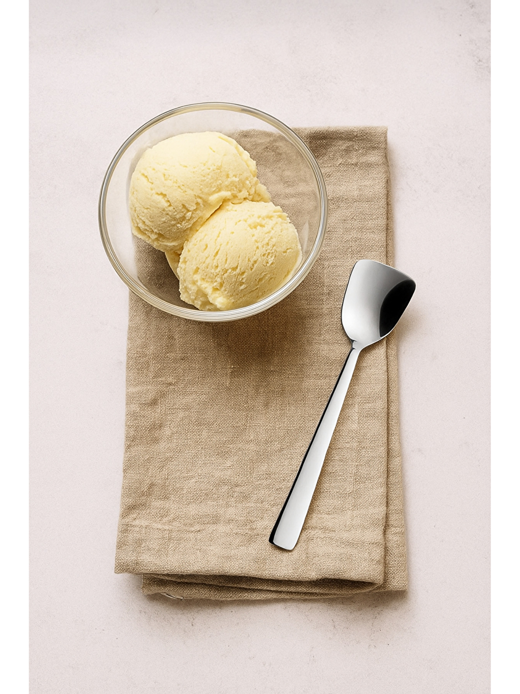 Gri Lüks Paslanmaz Çelik 6'lı Dondurma, Tatlı, Helva Kaşığı, Gümüş Renk 6 Adet-1