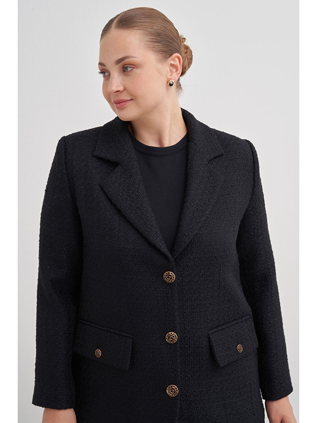 Siyah 5620112 Ceket-3