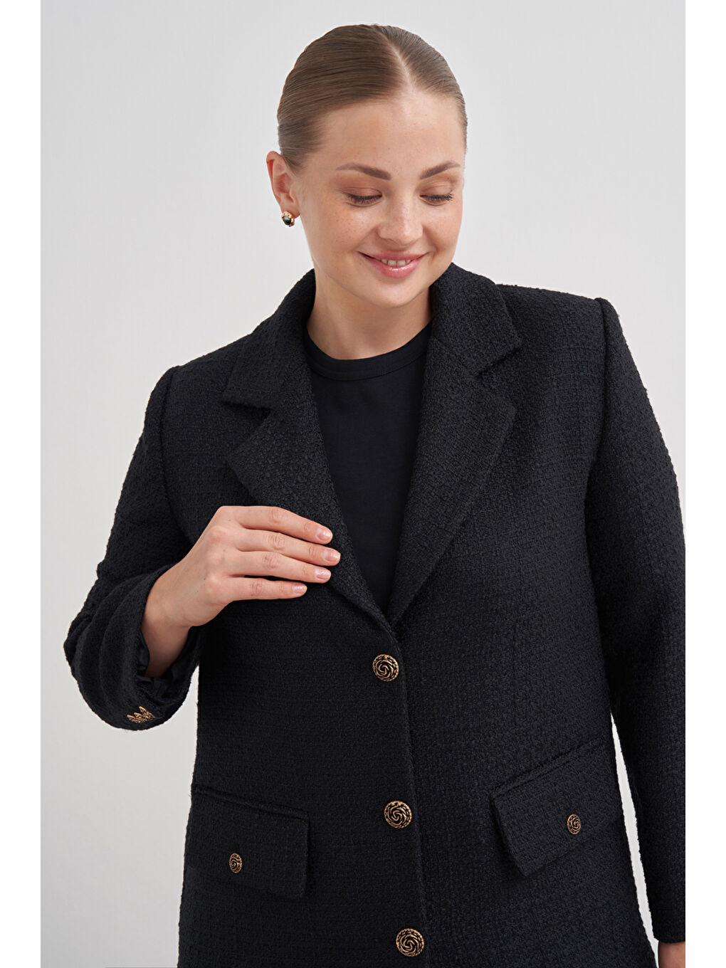 Siyah 5620112 Ceket-4