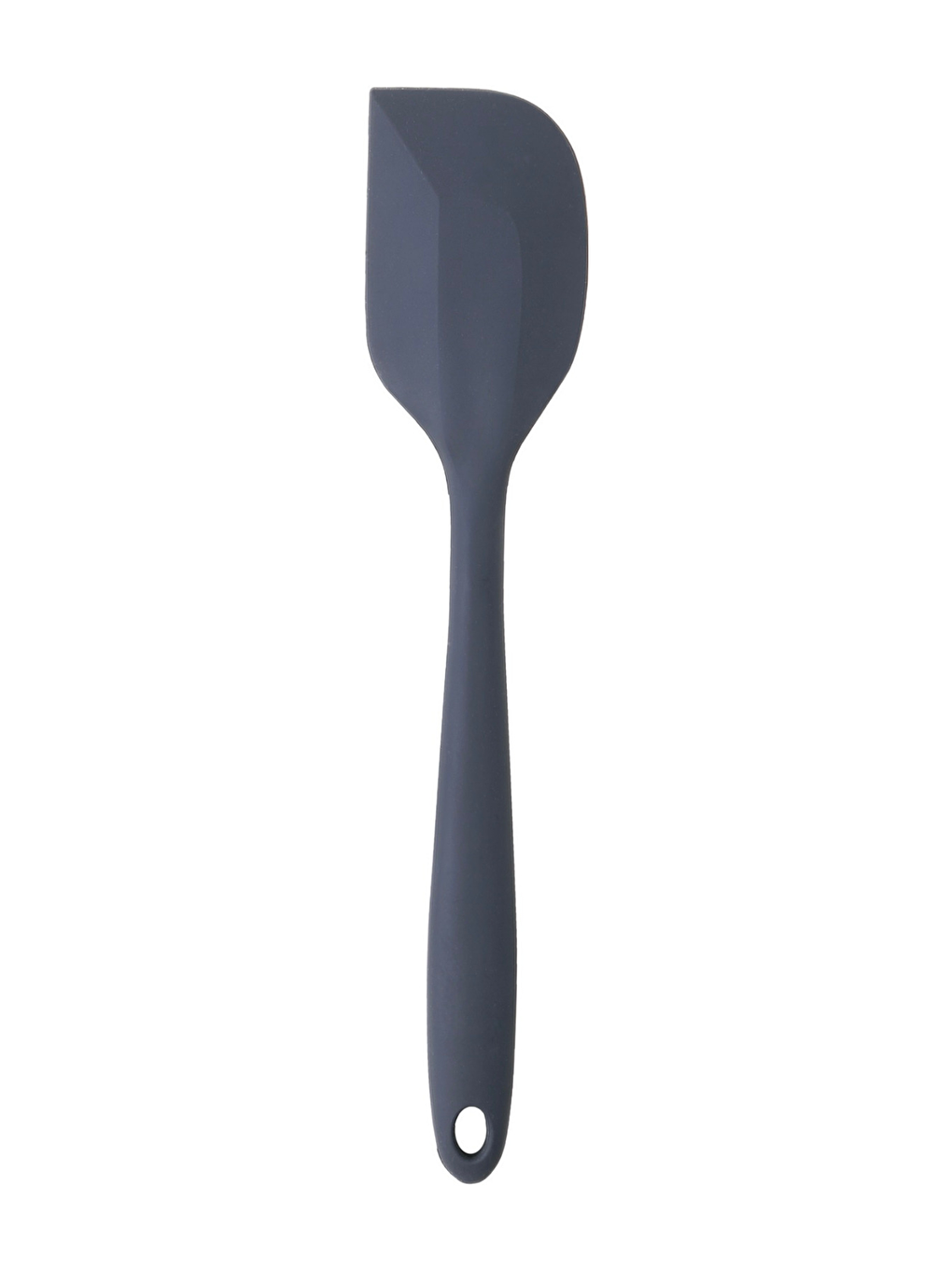 Karışık Büyük Boy Yanmaz Yapışmaz Mor ve Antrasit  Silikon Yassı Spatula Seti 2 Adet-2