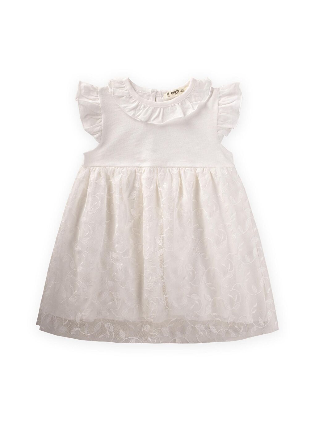 Beyaz Kız Çocuk Elbise
