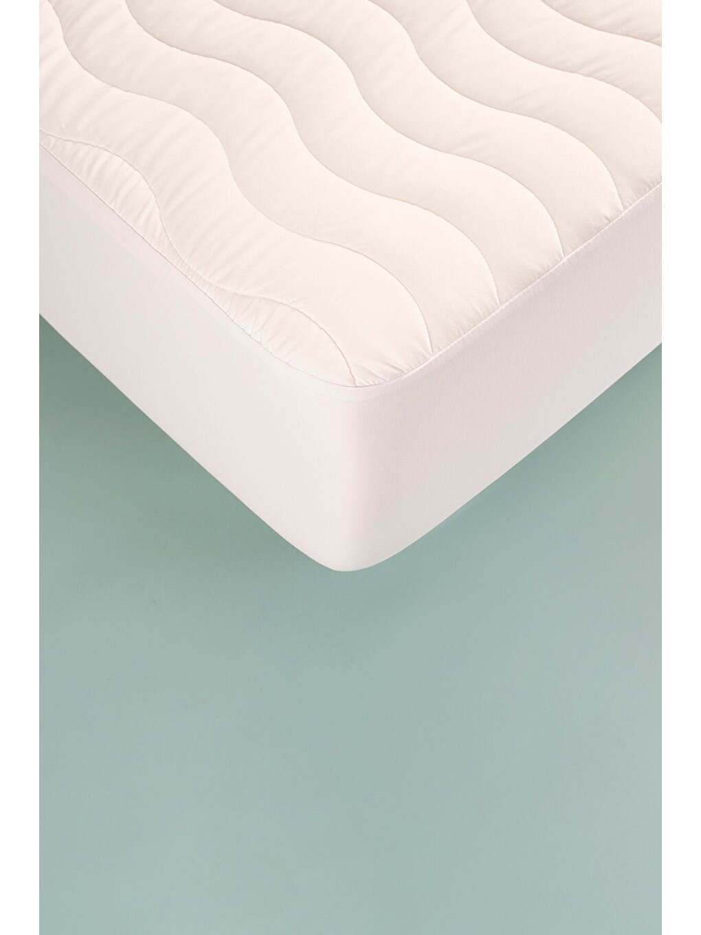 Gri Micra Aqua Fitted Etekli Sıvı Geçirmez Yatak Alezi 140x200 30 Cm-2