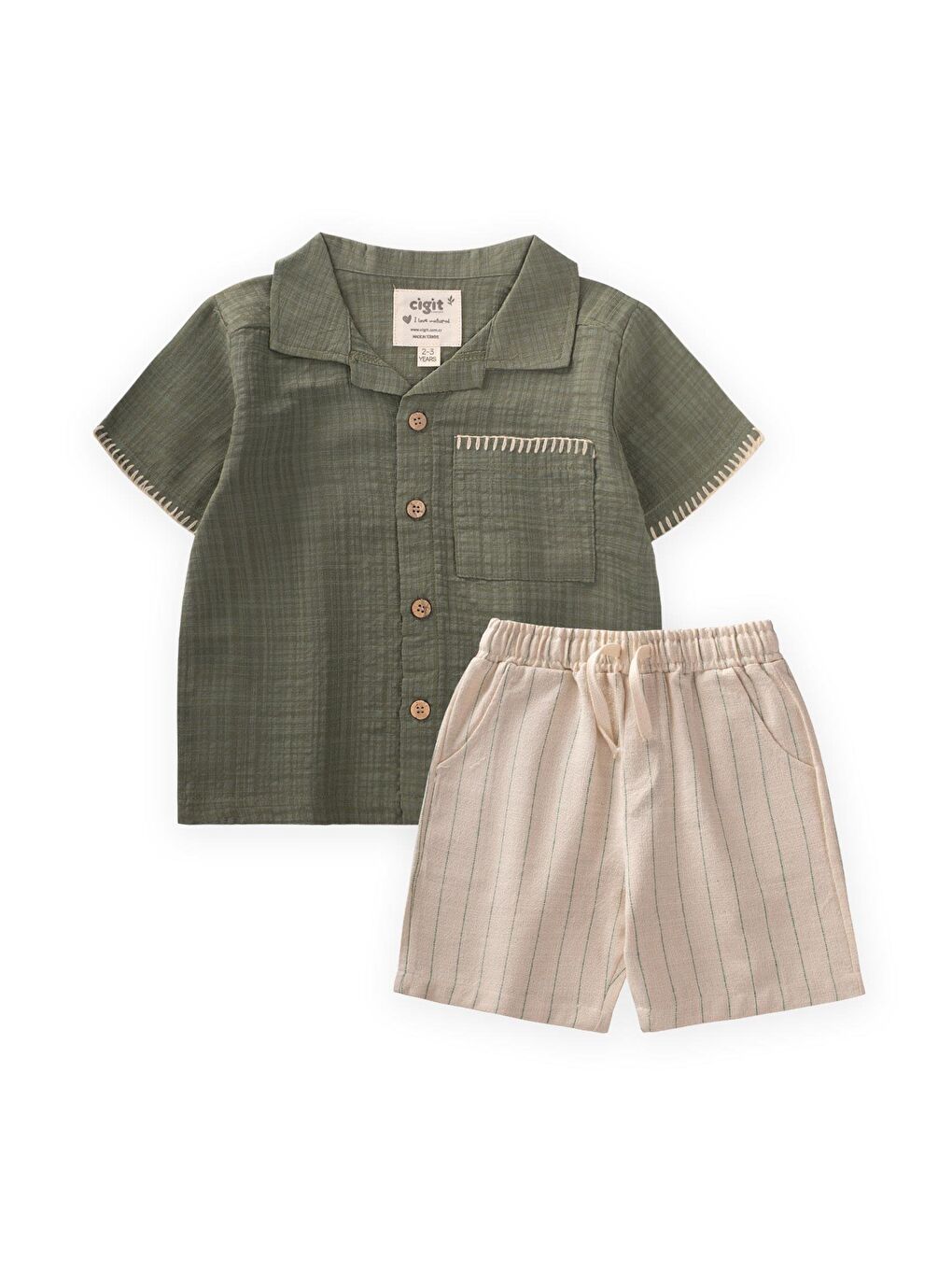 Yeşil Erkek Çocuk Takım