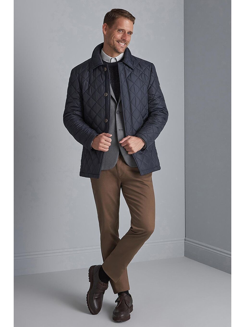 Erkek Lacivert   Mont-1