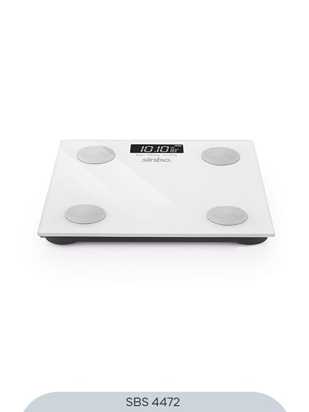 Beyaz SBS- Bluetooth Dijital Yağ Su Kas Vücut Kitle Endeksi Kilo Ölçer Tartı Baskül-3